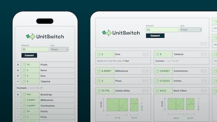 React Development, A Single-Page Application - UnitSwitch